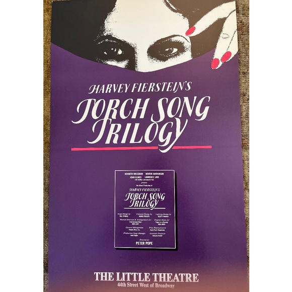 Torch Song Trilogy The Little Theater NYC Broadway poster 22" x 14" Gently used - Picture 1 of 1